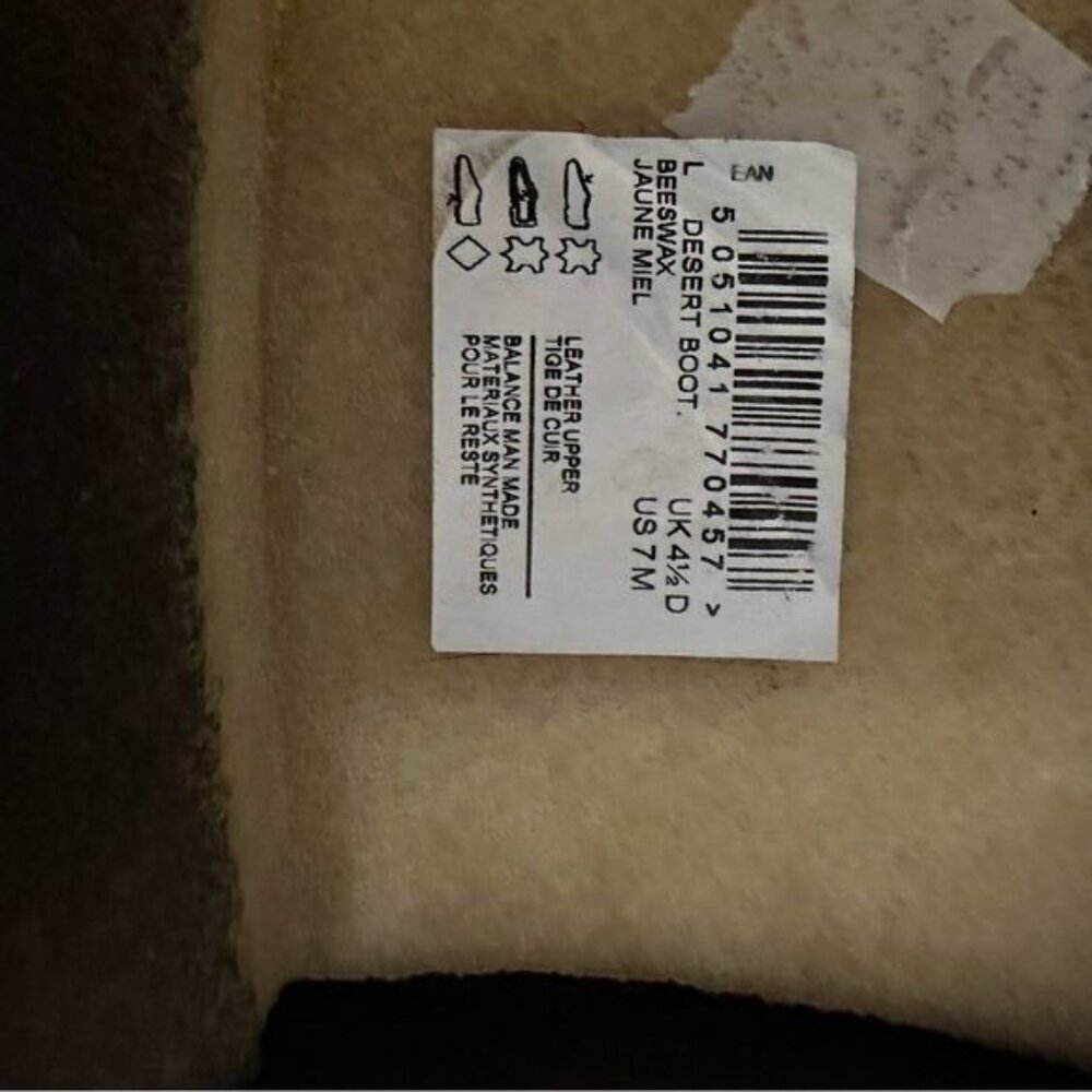 Clarks Women's Desert Boot Ankle Bootie Chocolate Brown Leather Size 7 - Picture 8 of 9